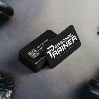 Cartão De Visita Malhação Personalizada Do Formador Pessoal De Gym