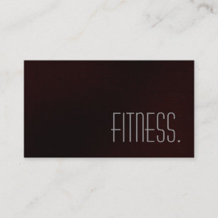 Cartão de visita Malhação Vermelho de Cinza simple