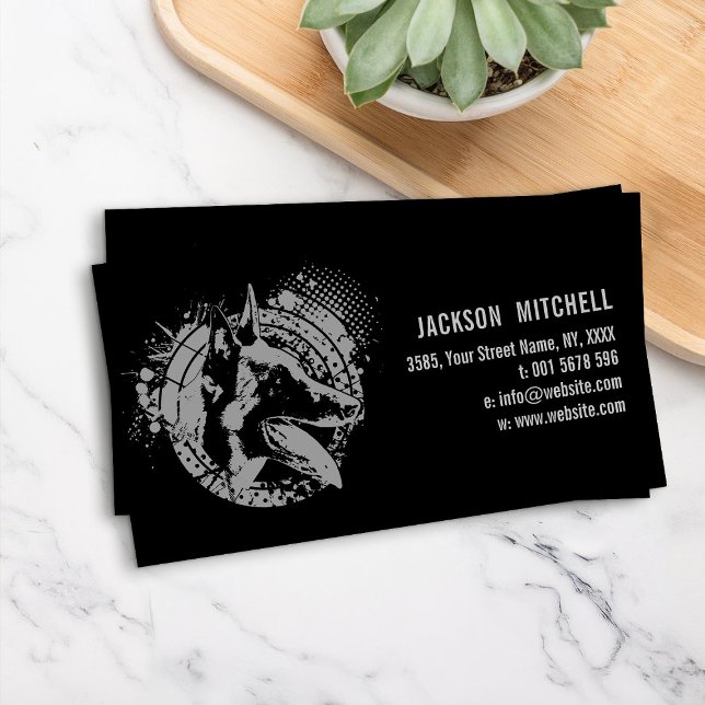 Cartão De Visita Malinois - pastor belga - Mecelaar (Criador carregado)