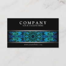 Mandala azul e verde moderna das gemas