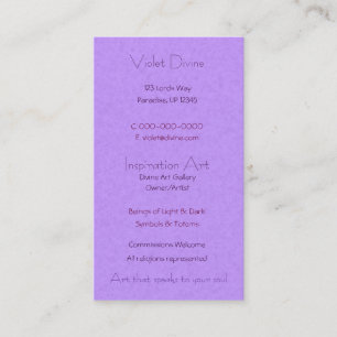 Cartão De Visita Mandala da criação