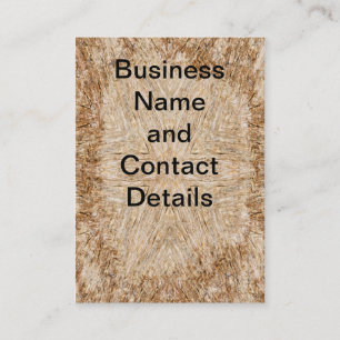 Cartão De Visita Mandala de madeira Petrificada