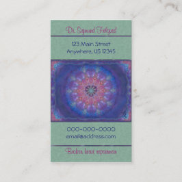Cartão De Visita Mandala do coração
