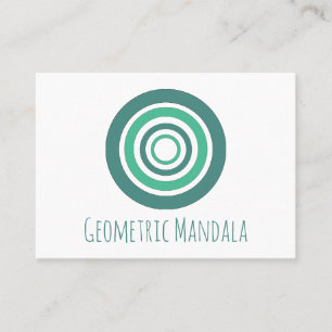 Cartão De Visita Mandala Geométrico