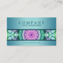 Cartão De Visita Mandala moderna de WaterLily - actualizado