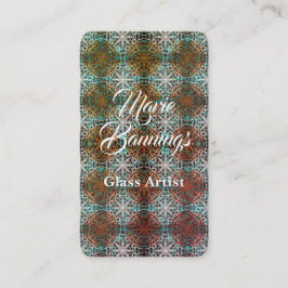 Cartão De Visita Mandala Peacock Boho Inspirações