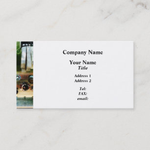 Cartão De Visita Mangueira branca e bocais