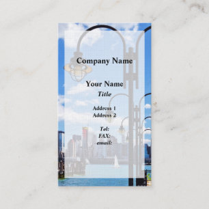 Cartão De Visita Manhattan NY - Horizonte de Nova York a partir do 