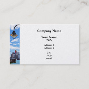 Cartão De Visita Manhattan NY - Horizonte de Nova York a partir do 