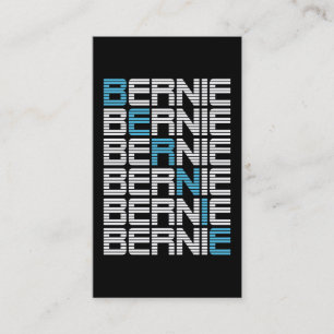Cartão De Visita Manipulações de texto do BERNIE