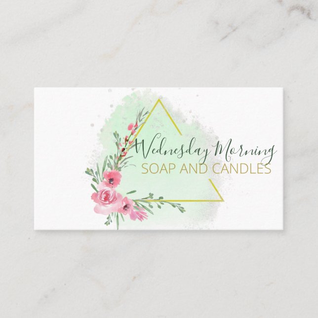 Cartão De Visita Manteiga de escrutínio de tampa de sabão artesanal (Frente)