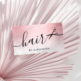 Cartão De Visita Manteiga rosa-rosa-rosa-escancarada-de-ouro