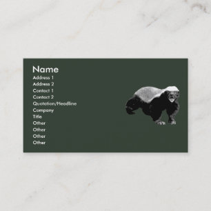 Cartão De Visita Mantenha a calma e não se importe