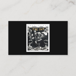 Cartão De Visita Mantenha-Se Afiado No Orgulho Africano Cortado