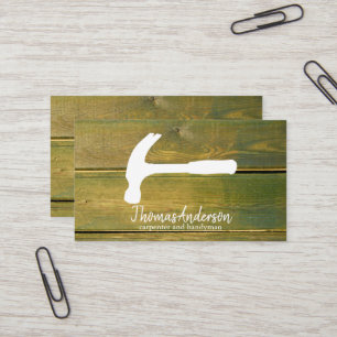 Cartão De Visita Manual de Reparo Doméstico Moderno Profissional