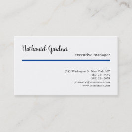 Cartão De Visita Manuscrito De Tendência Simples Criativo Moderno M