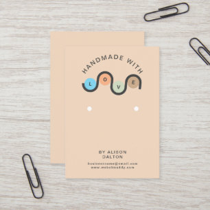 Cartão De Visita Manuscrito Personalizado Com Joias De Brincar Com 