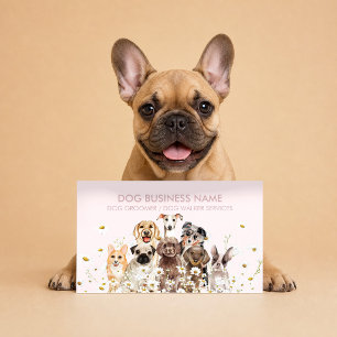 Cartão De Visita Manuseio de Cães com Baixo Estresse