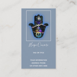 Cartão De Visita Mão De Fátima Espiritual, Mística