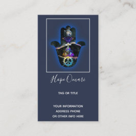 Cartão De Visita Mão De Fátima Espiritual, Mística