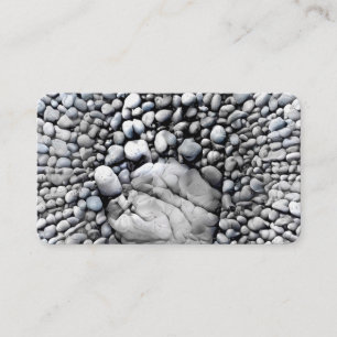 Cartão De Visita Mão de pedra