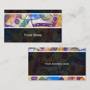 Cartão De Visita Mão Desenhada por EDDArt - Escala de Sonhos 1