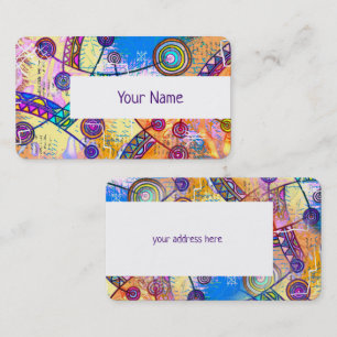 Cartão De Visita Mão Desenhada por EDDArt - Escala de Sonhos 1