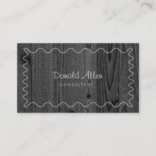 Cartão De Visita Mão Negra Profissional, Lente Moderna Simples