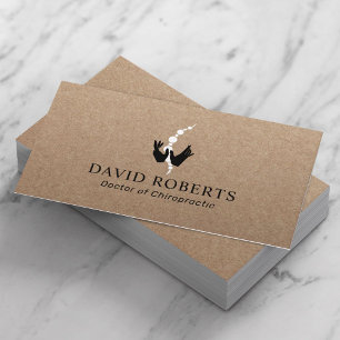 Cartão De Visita Mãos cicatrizadas e Coroa Russa Quiroprática-Colun