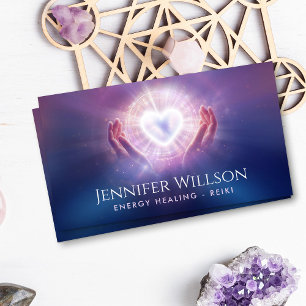 Cartão De Visita Mãos Curativas - Cura Energética - Reiki