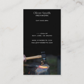 Cartão De Visita Mapa de visita ferrageiro ou de indústria