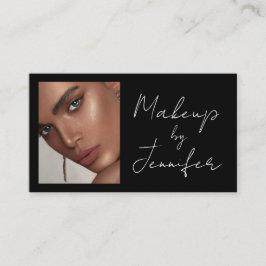 Cartão De Visita Maquiagem de Fotografia do Código QR do Script Bra