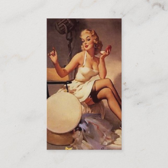 Cartão De Visita Maquiagem é beleza (Frente)