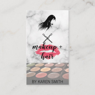 Cartão De Visita Maquiagem e Cabelo   Beauticista   Stylist
