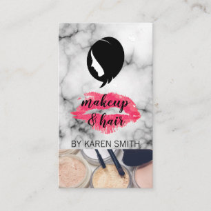 Cartão De Visita Maquiagem e Cabelo   Esteticista   Cabeleireiro