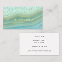 Cartão De Visita Maquilhador de cristal moderno elegante do