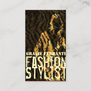Cartão De Visita Maquilhador Glam do estilista do lFashion da