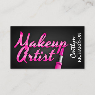 Cartão De Visita Maquilhador na moda na moda