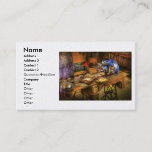 Cartão De Visita Máquina de costura - máquina de costura IV