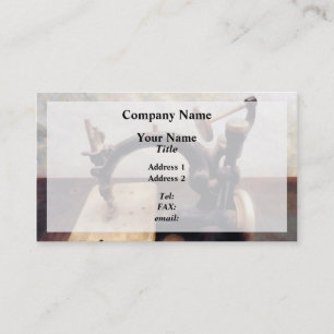 Cartão De Visita Máquina de costura vitoriana