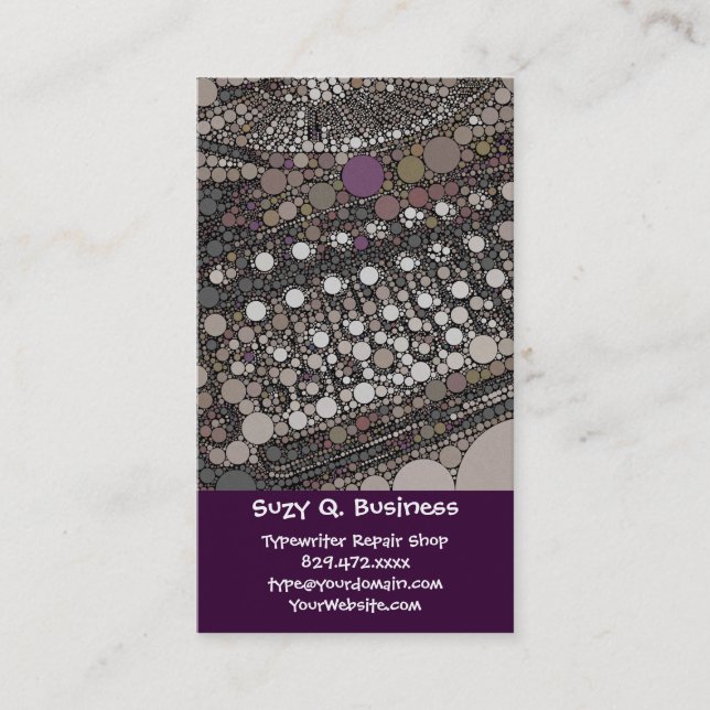 Cartão De Visita Máquina de Máquina de Máquina de Máquina Moderna d (Frente)