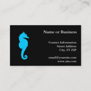 Cartão De Visita Mar Aquático