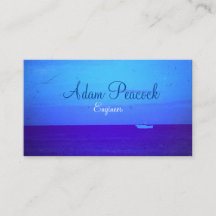 Mar e Céu Moderno Natural e Negrito com Barco