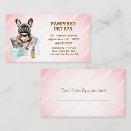 Cartão De Visita Maravilha Francesa, Maravilha-Branca, Pet Groomer
