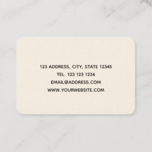 Cartão De Visita Marbeled
