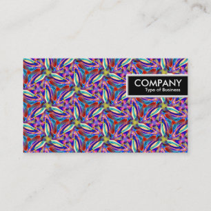 Cartão De Visita Marca de borda - Geométrico colorido 04