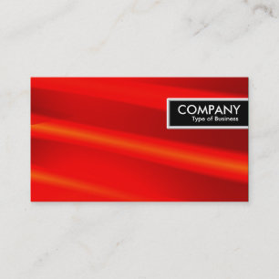 Cartão De Visita Marca de borda - Vermelho quente 01