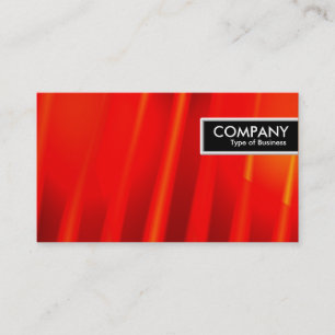 Cartão De Visita Marca de borda - Vermelho quente 02