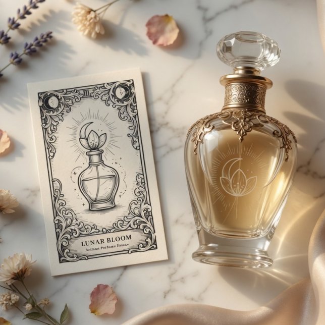 Cartão De Visita Marca de Perfume | Marca de Perfume Celestial Vint (Criador carregado)