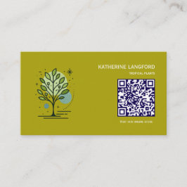 Cartão De Visita Marca Personalizada da Greenleaf Nursery 